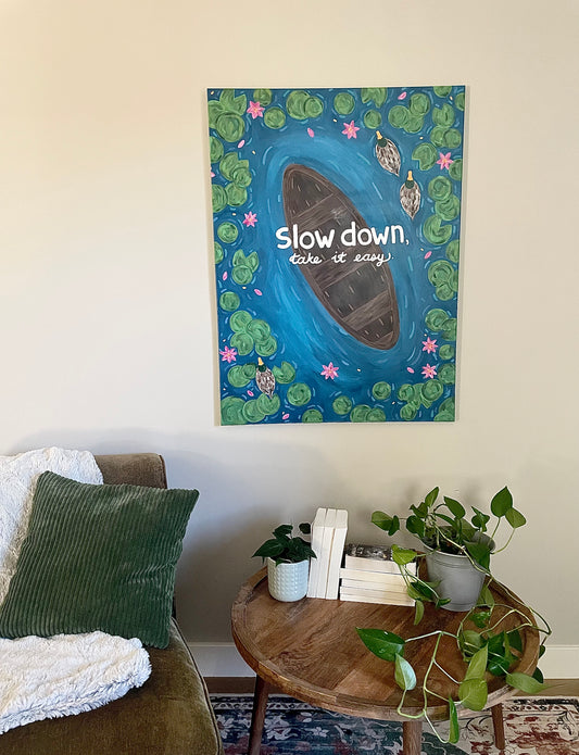 'Pond Days' Canvas Painting