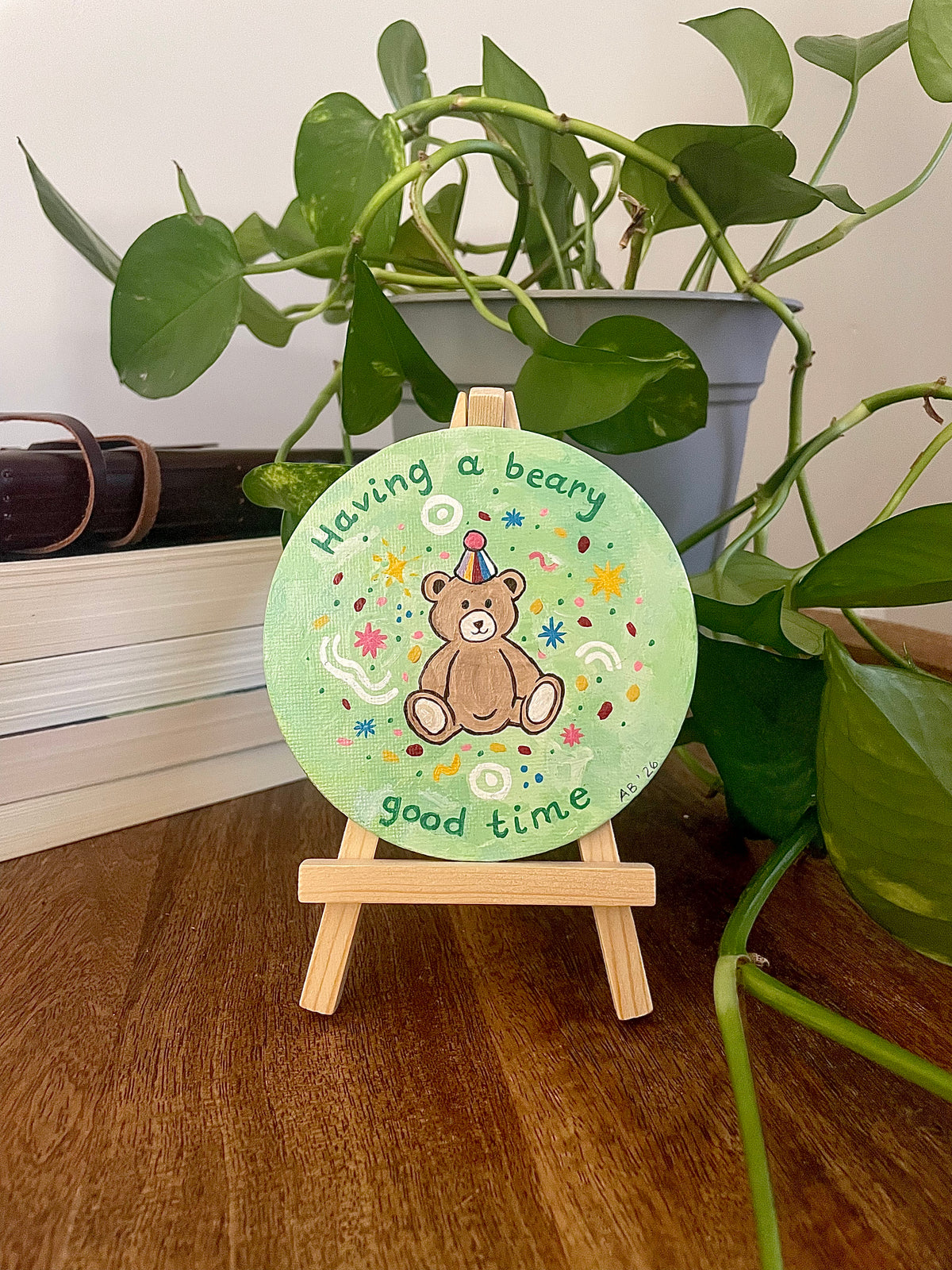 'Beary Fun' Canvas Magnet