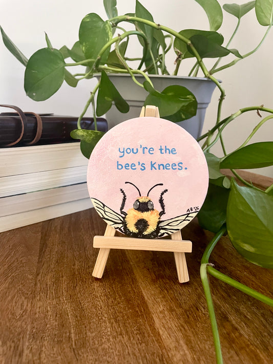 'Bee's Knees' Canvas Magnet