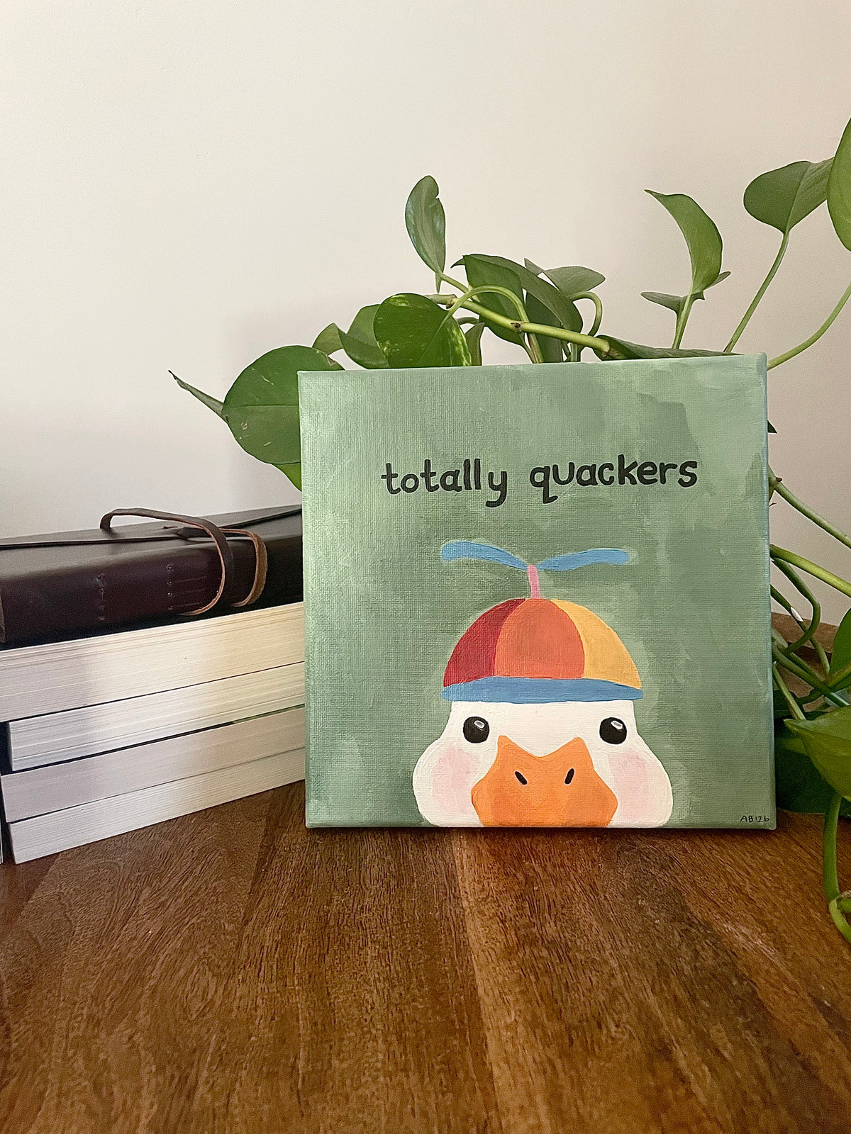 'Totally Quackers' Canvas Painting