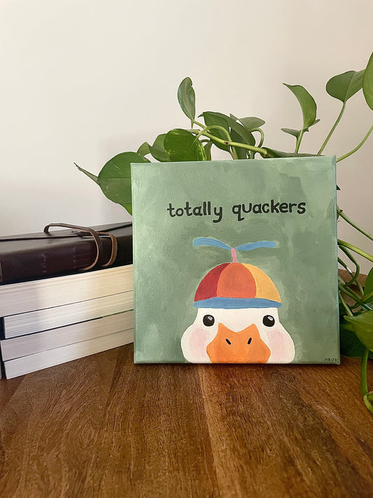 'Totally Quackers' Canvas Painting